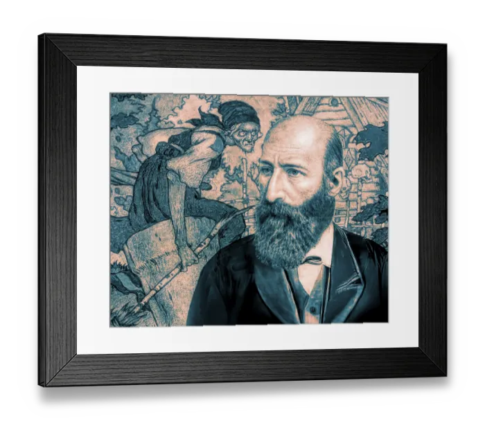 Framed Print : Portrait of Alexander Nikolayevich Afanasyev