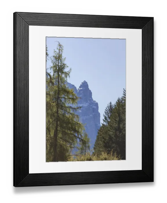 Framed Print : Ilmspitze mountain with forest in autumn Framed Print : Ilmspitze mountain with forest in autumn