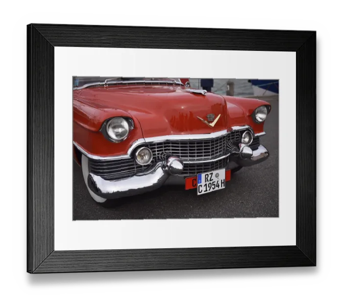 Framed Print : Cadillac Eldorado Convertible at classic car meeting in Busum Framed Print : Cadillac Eldorado Convertible at classic car meeting in Busum