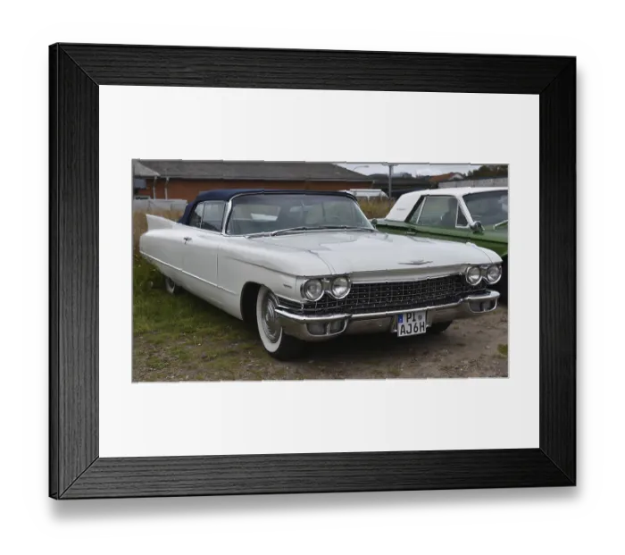 Framed Print : Cadillac Series 62 at classic car meeting in Busum