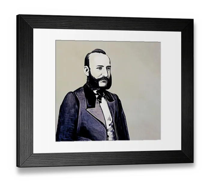 Framed Print : Portrait of Alexander Nikolayevich Afanasyev