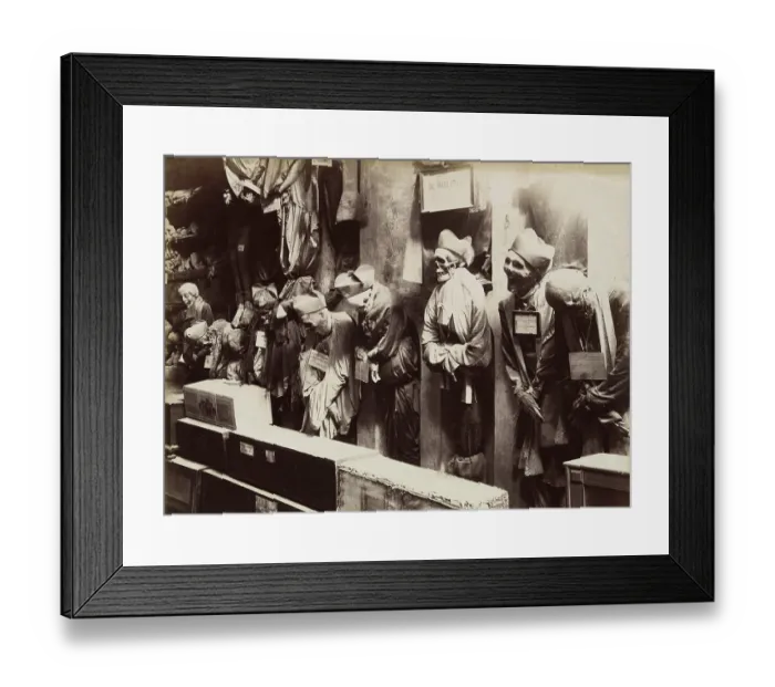 Framed Print : Capuchin Crypt, Le Catacombe dei Cappuccini
