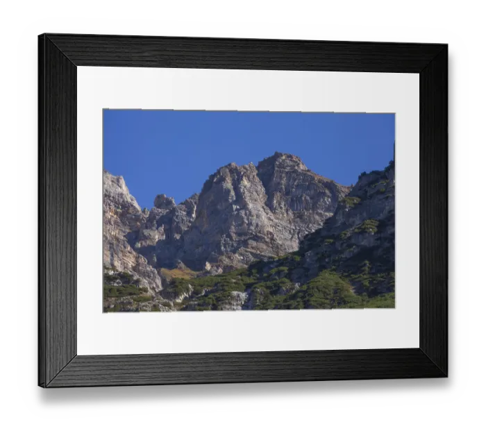 Framed Print : Mountains and forest in autumn