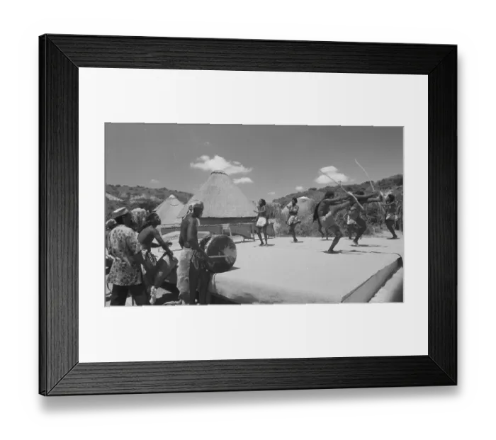 Framed Print : South Africa: African Dance Show of Zulu People at Kaya Lendaba Framed Print : South Africa: African Dance Show of Zulu People at Kaya Lendaba
