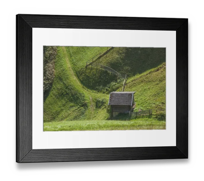 Framed Print : Alm mit Heustadel, Neustift im Stubai Valley Framed Print : Alm mit Heustadel, Neustift im Stubai Valley