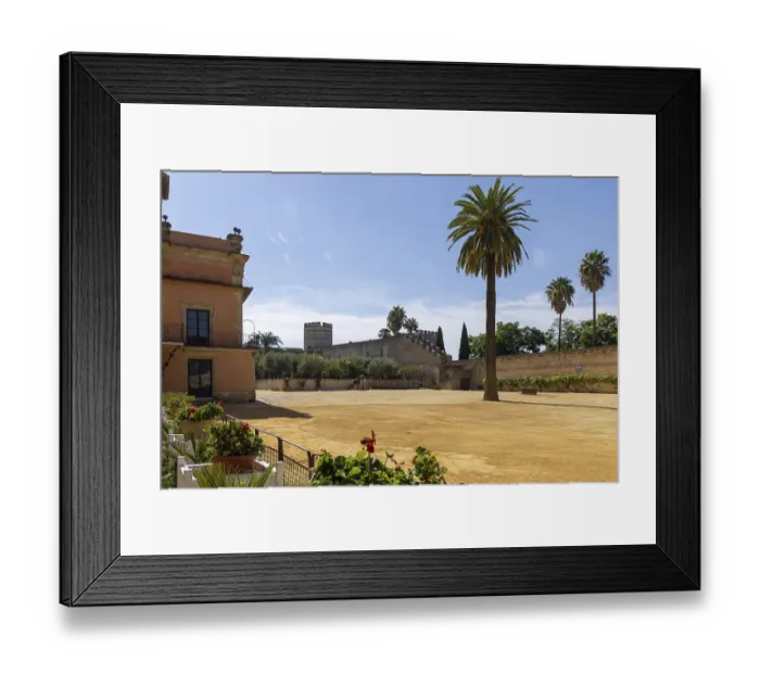Framed Print : Historic Moorish fortress in the middle of a city Framed Print : Historic Moorish fortress in the middle of a city