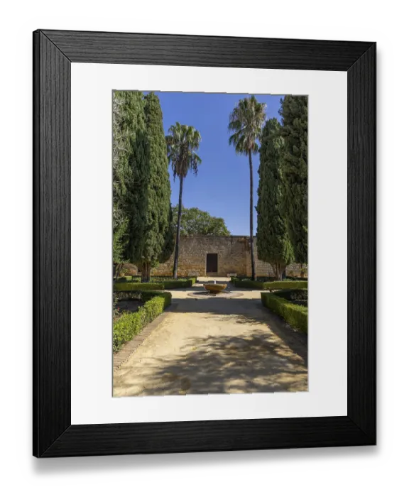 Framed Print : Historic Moorish fortress in the middle of a city