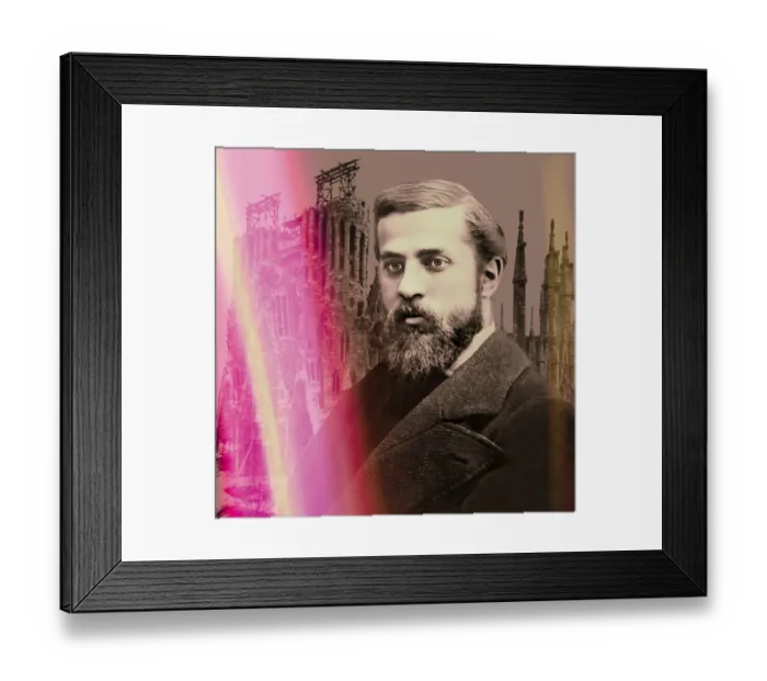 Framed Print : Portrait of Antoni Gaudi i Cornet Framed Print : Portrait of Antoni Gaudi i Cornet