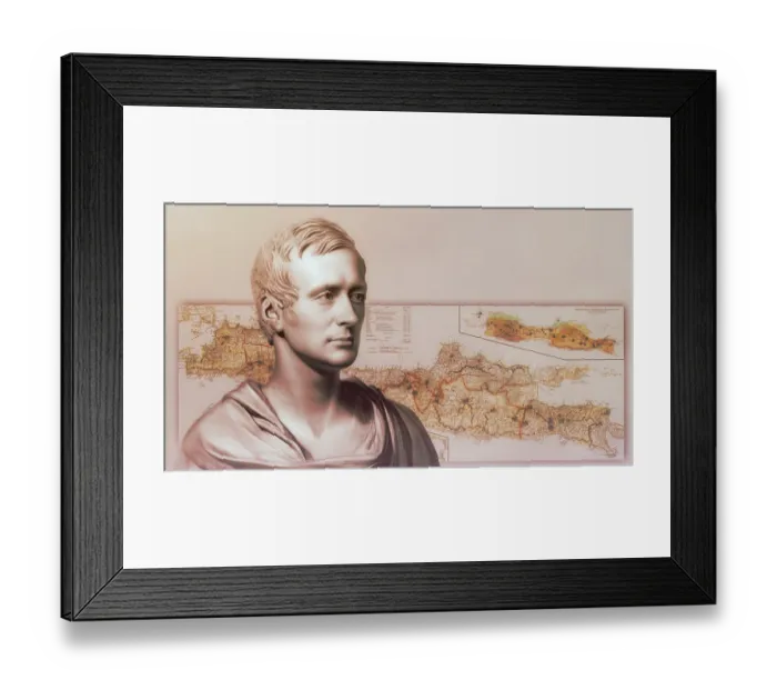 Framed Print : Sir Thomas Stamford Bingley Raffles