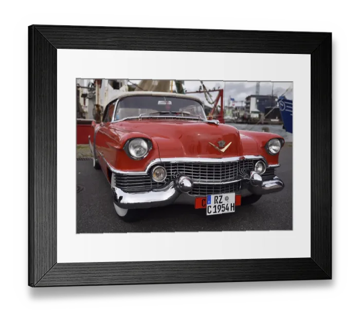 Framed Print : Cadillac Eldorado Convertible at classic car meeting in Busum Framed Print : Cadillac Eldorado Convertible at classic car meeting in Busum