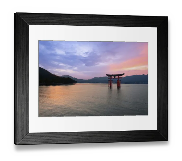 Framed Print : Japan, Miyajima, or Itsukushima