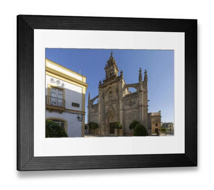 Framed Print : An impressive 15th century Gothic church