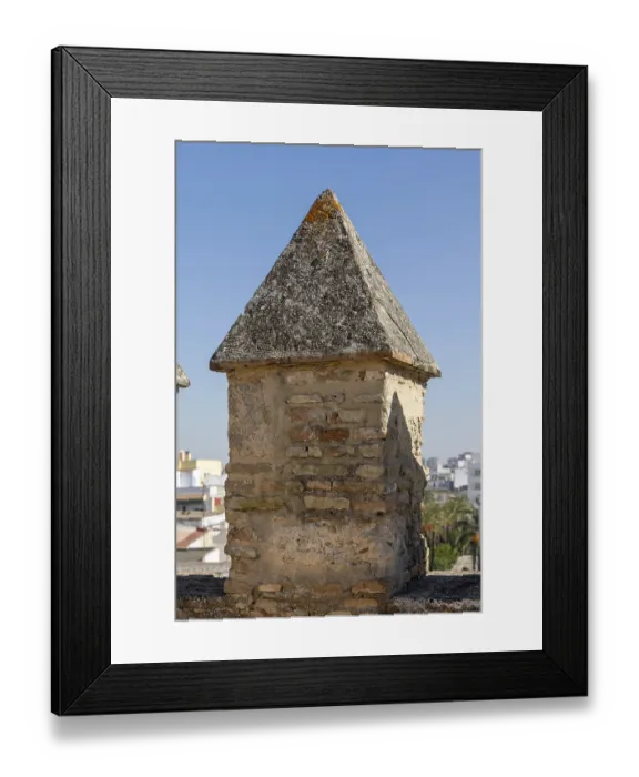 Framed Print : Historic Moorish fortress in the middle of a city