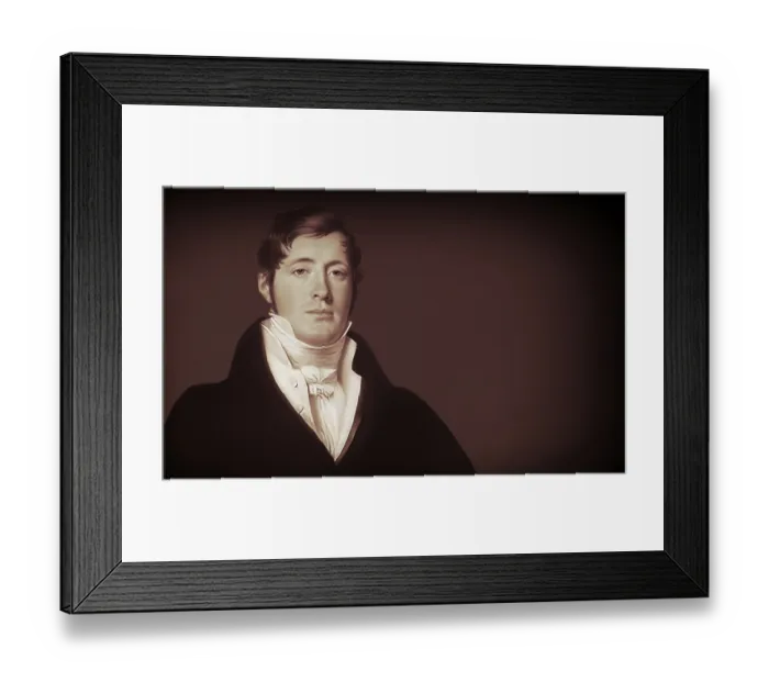 Framed Print : Sir Thomas Stamford Bingley Raffles
