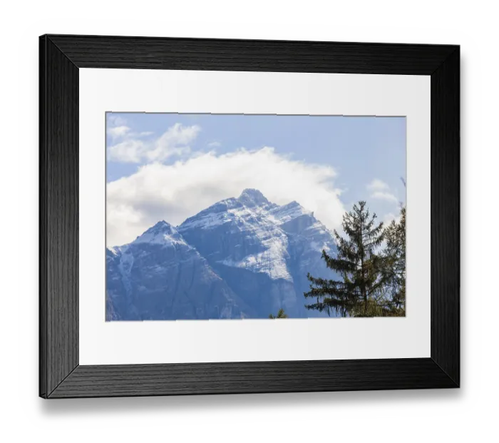 Framed Print : Kirchdachspitze mountain in autumn