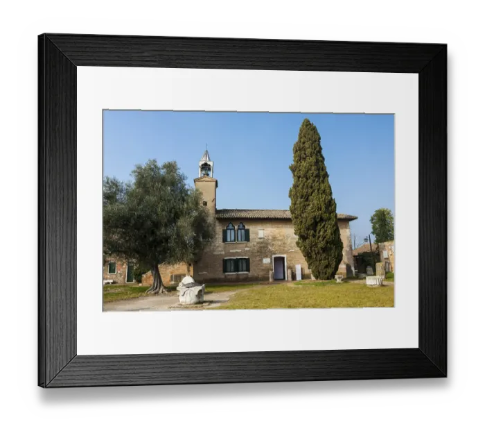 Framed Print : Archeological museum of Torcello