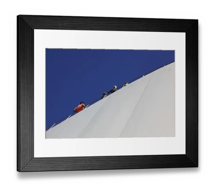 Framed Print : Architectural detail, Ozeaneum Framed Print : Architectural detail, Ozeaneum