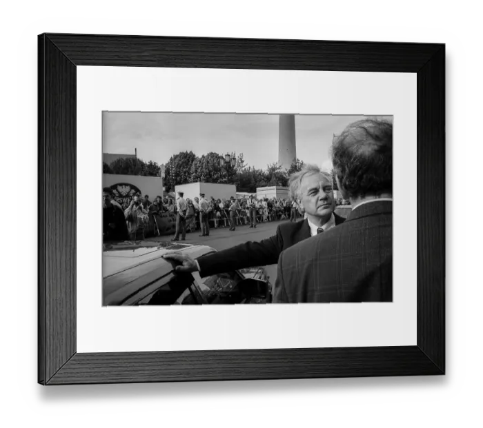 Framed Print : Germany, Berlin, 16.08.1992, Manfred Stolpe Framed Print : Germany, Berlin, 16.08.1992, Manfred Stolpe