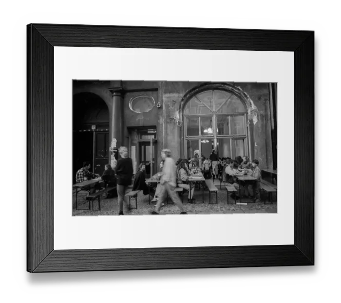 Framed Print : Germany, Berlin, 12.9.1992, Cafe Orange on Oranienburger StraBe Germany