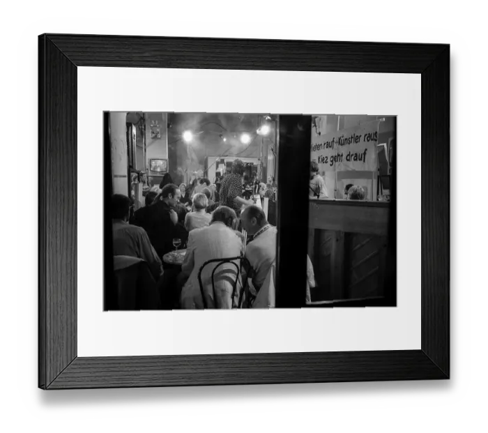 Framed Print : Germany, Berlin, 13.9.1992, at Cafe Zapata des Tacheles Framed Print : Germany, Berlin, 13.9.1992, at Cafe Zapata des Tacheles
