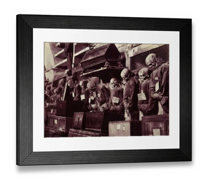 Framed Print : Capuchin Crypt, Le Catacombe dei Cappuccini Framed Print : Capuchin Crypt, Le Catacombe dei Cappuccini