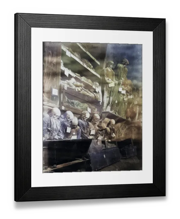 Framed Print : Capuchin Crypt, Le Catacombe dei Cappuccini