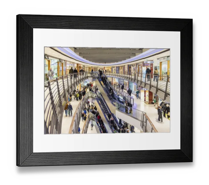 Framed Print : Konigsbau Passagen shopping center Framed Print : Konigsbau Passagen shopping center