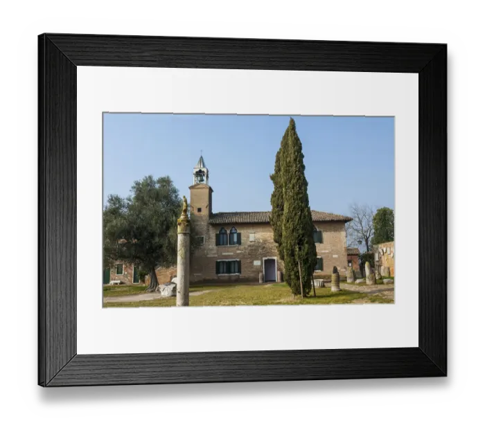Framed Print : Archeological museum of Torcello