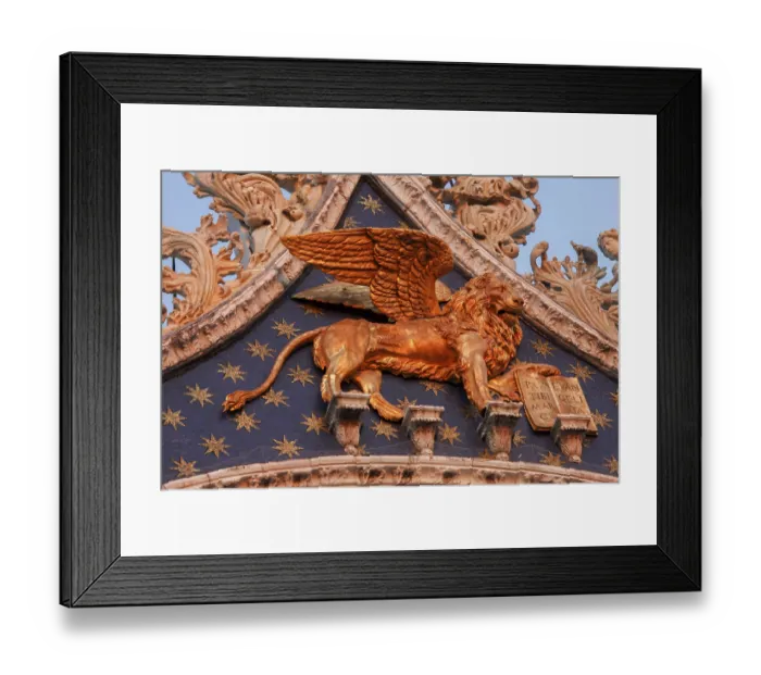 Framed Print : Ornate details on Basilica San Marco Framed Print : Ornate details on Basilica San Marco