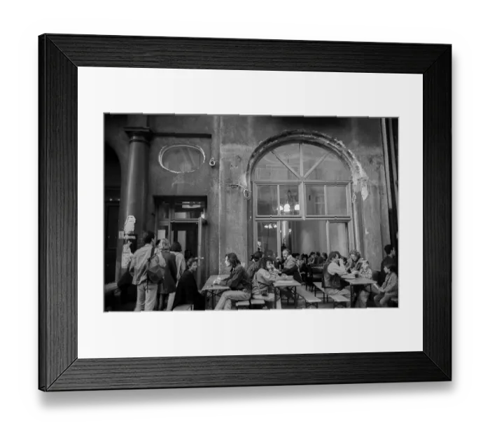 Framed Print : Germany, Berlin, 12.9.1992, Cafe Orange on Oranienburger StraBe Germany