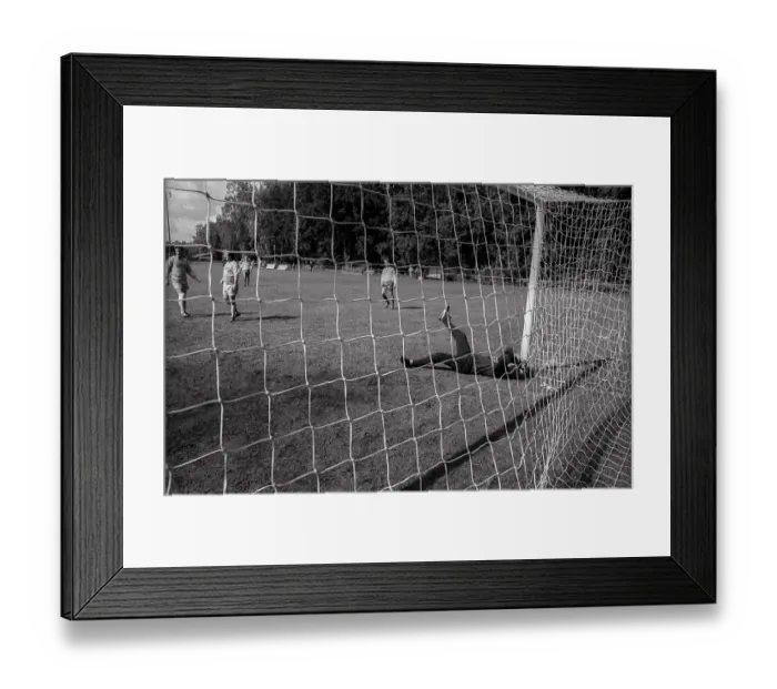 Framed Print : Germany, Berlin, 6.9.1992, soccer of an evang