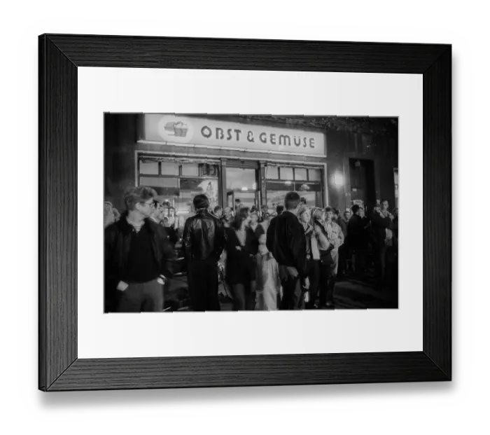 Framed Print : Germany, Berlin, 13.9.1992, Cafe Obst und Gemuse on Oranienburger StraBe Germany