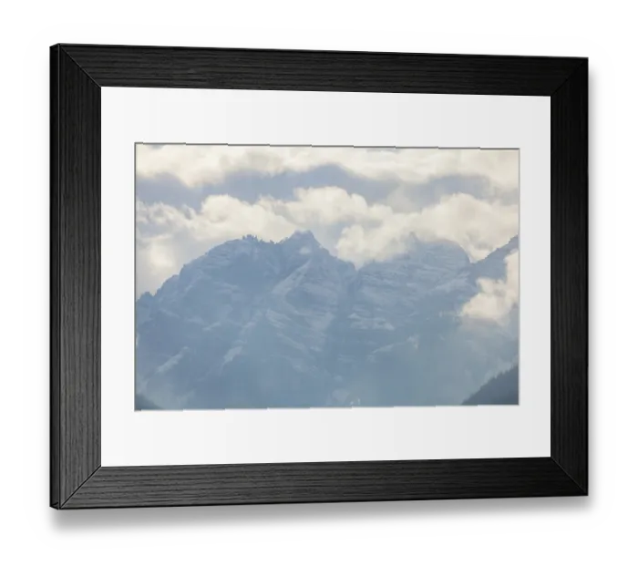 Framed Print : Kalkkogel mountains with cloud vibes in the Stubai Alps