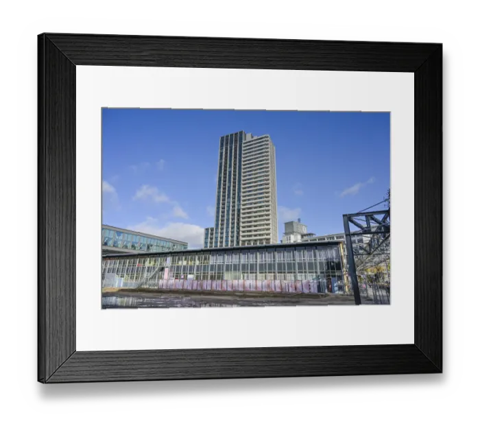Framed Print : Toren Niko, residential tower, high-rise Framed Print : Toren Niko, residential tower, high-rise