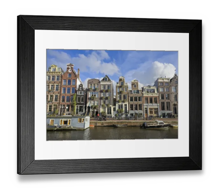 Framed Print : Canal Houses, Herengracht, Old Town Framed Print : Canal Houses, Herengracht, Old Town
