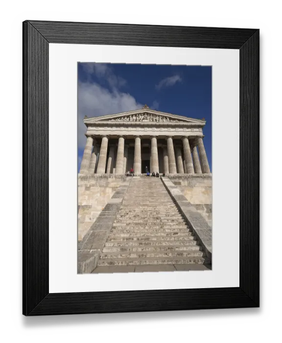 Framed Print : Front view of the Valhalla Memorial Framed Print : Front view of the Valhalla Memorial