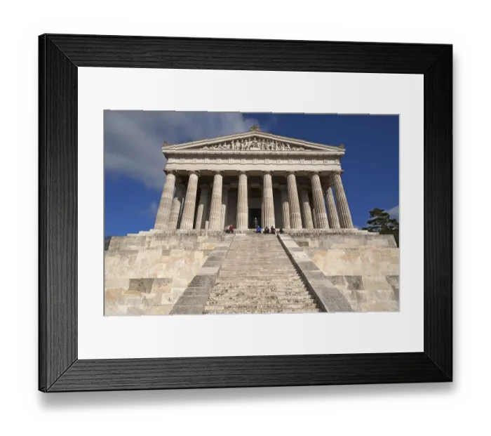 Framed Print : Front view of the Valhalla Memorial Framed Print : Front view of the Valhalla Memorial
