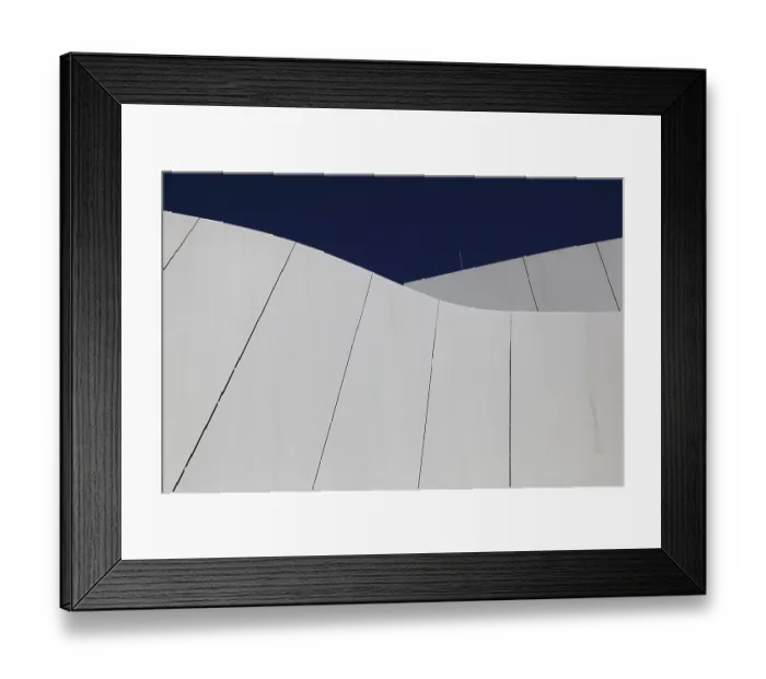 Framed Print : Architectural detail, Ozeaneum