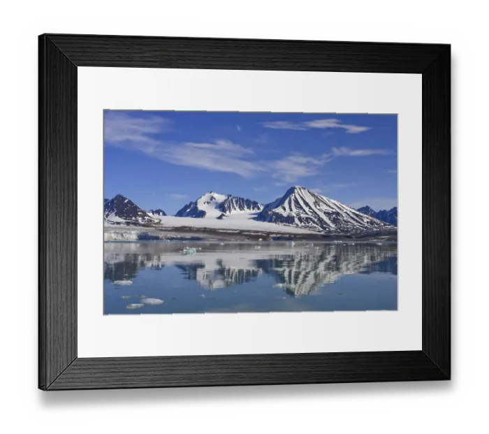 Framed Print : Lilliehooksfjorden, Svalbard Spitsbergen