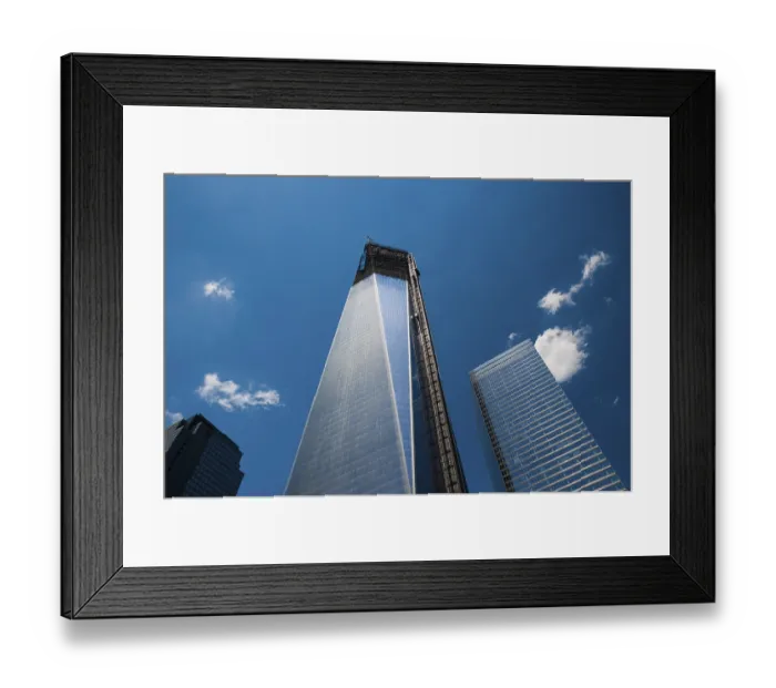 Framed Print : High-rise construction site, skyscraper construction