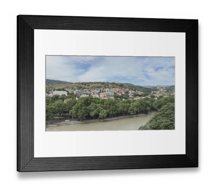 Framed Print : Scenic panoramic view of Tbilisi Framed Print : Scenic panoramic view of Tbilisi