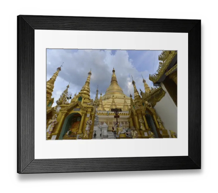 Framed Print : Shwedagon Pagoda, Yangon, Yangon Division