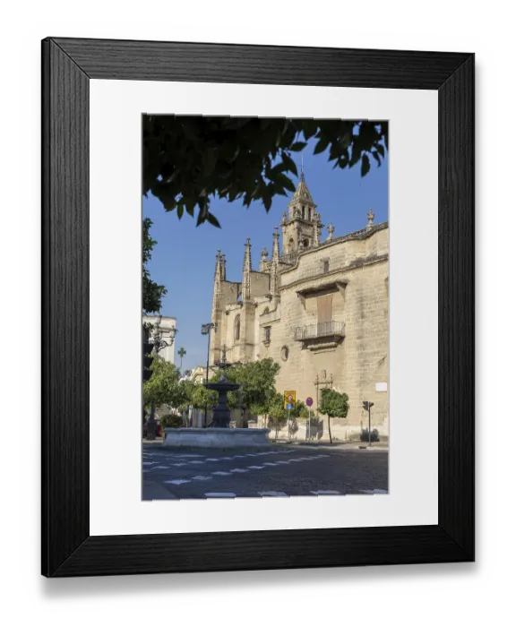 Framed Print : An impressive 15th century Gothic church