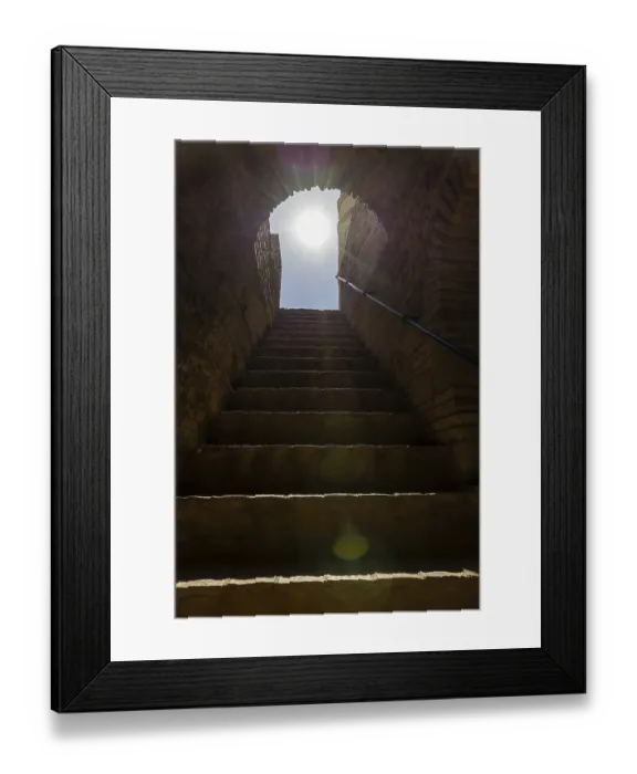 Framed Print : Historic Moorish fortress in the middle of a city
