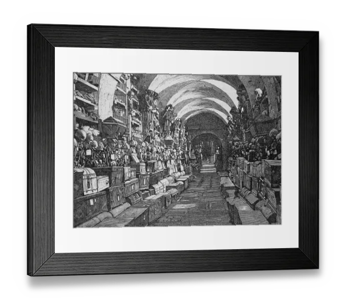 Framed Print : Capuchin Crypt, Le Catacombe dei Cappuccini