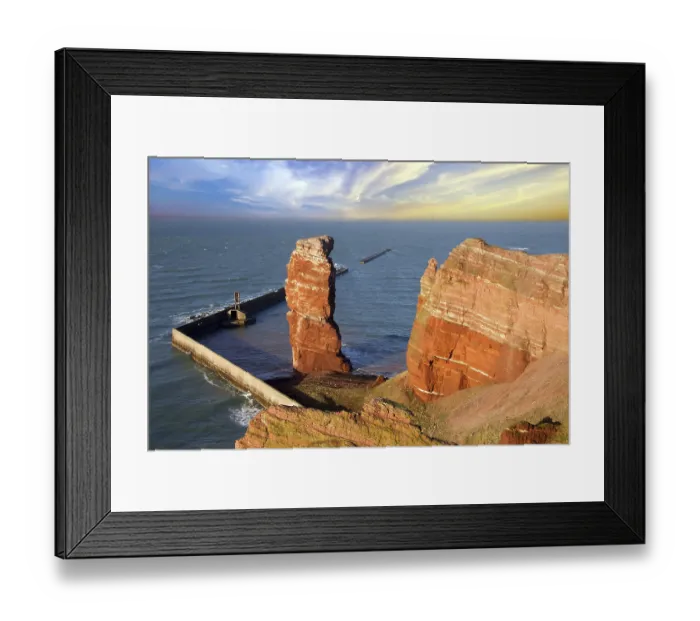 Framed Print : The island of Heligoland with the Long Anna