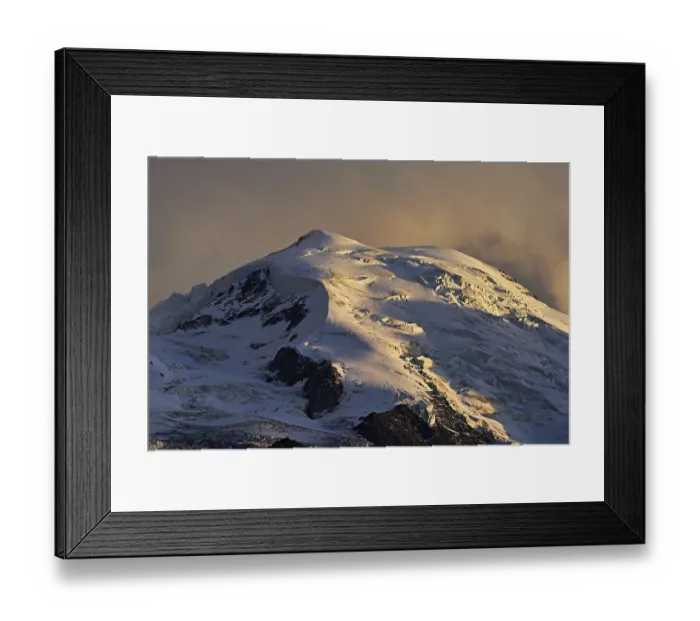 Framed Print : Snow-covered Dome du Gouter Framed Print : Snow-covered Dome du Gouter