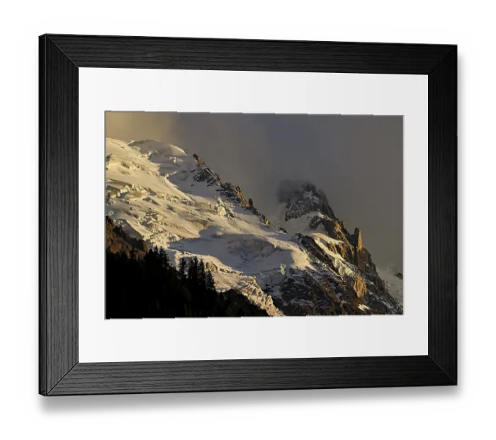 Framed Print : Glacier on the Mont-Blanc massif Framed Print : Glacier on the Mont-Blanc massif