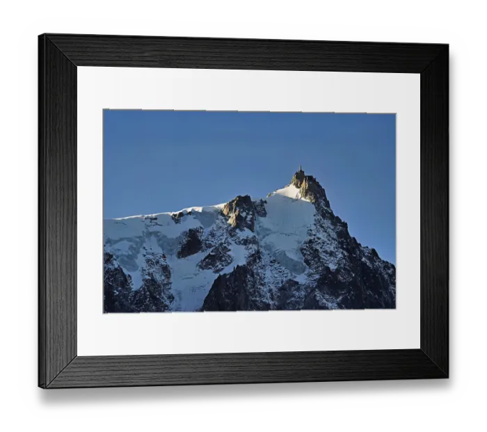 Framed Print : Aiguille du Midi in the evening light