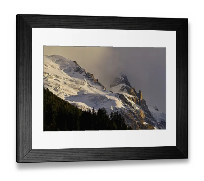 Framed Print : Glacier on the Mont-Blanc massif Framed Print : Glacier on the Mont-Blanc massif